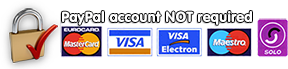 Pay securely by card - no PayPal account required